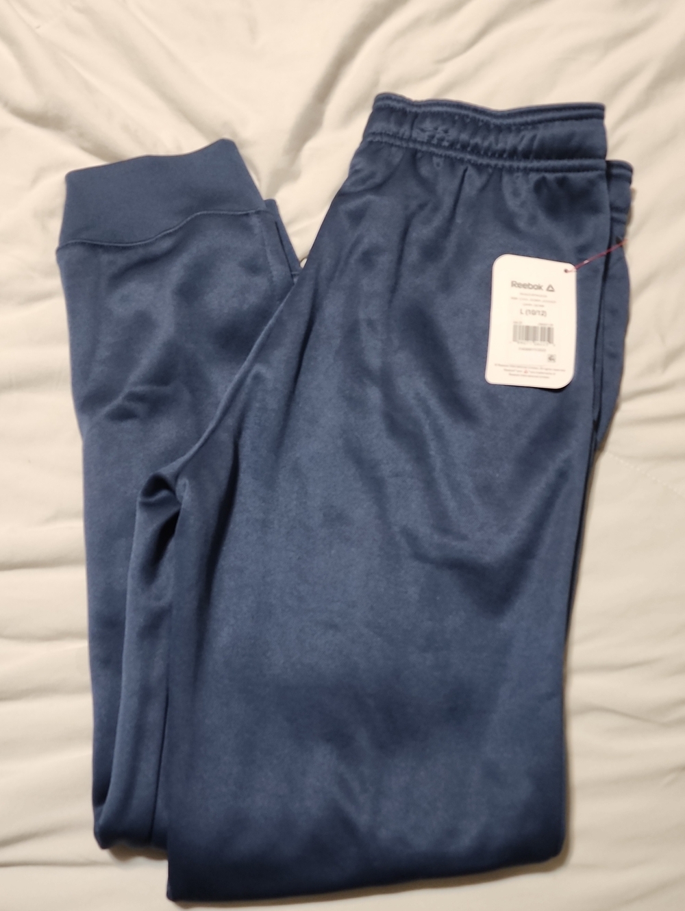 Reebok Kids Navy Blue Jogger Sweatpants